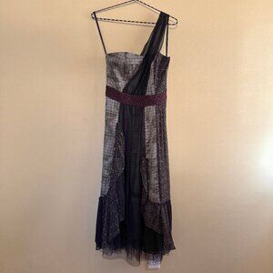 Free People Multicolor Festival Dress in Black Combo